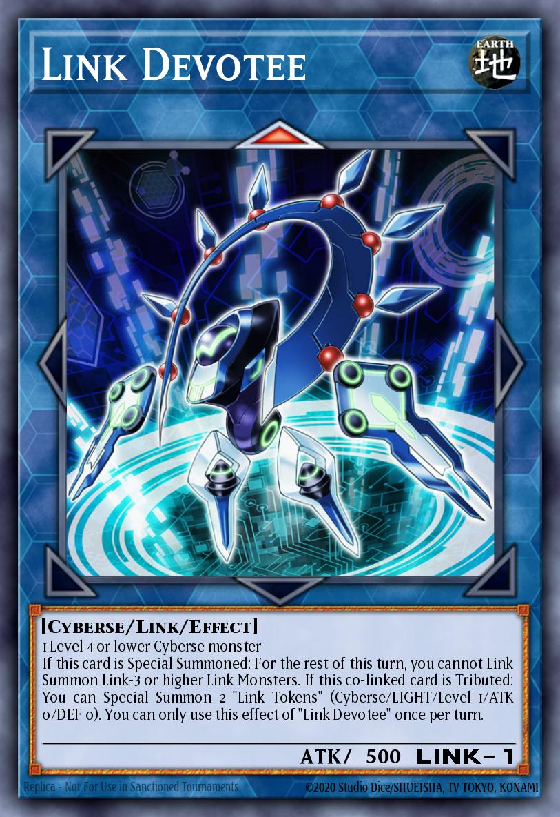 Link Devotee Yu-Gi-Oh card