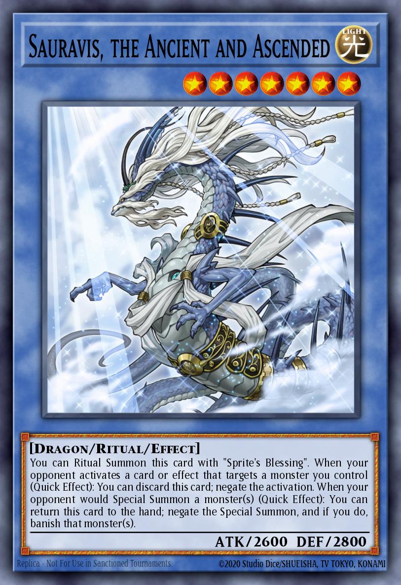 Sauravis, the Ancient and Ascended Yu-Gi-Oh card