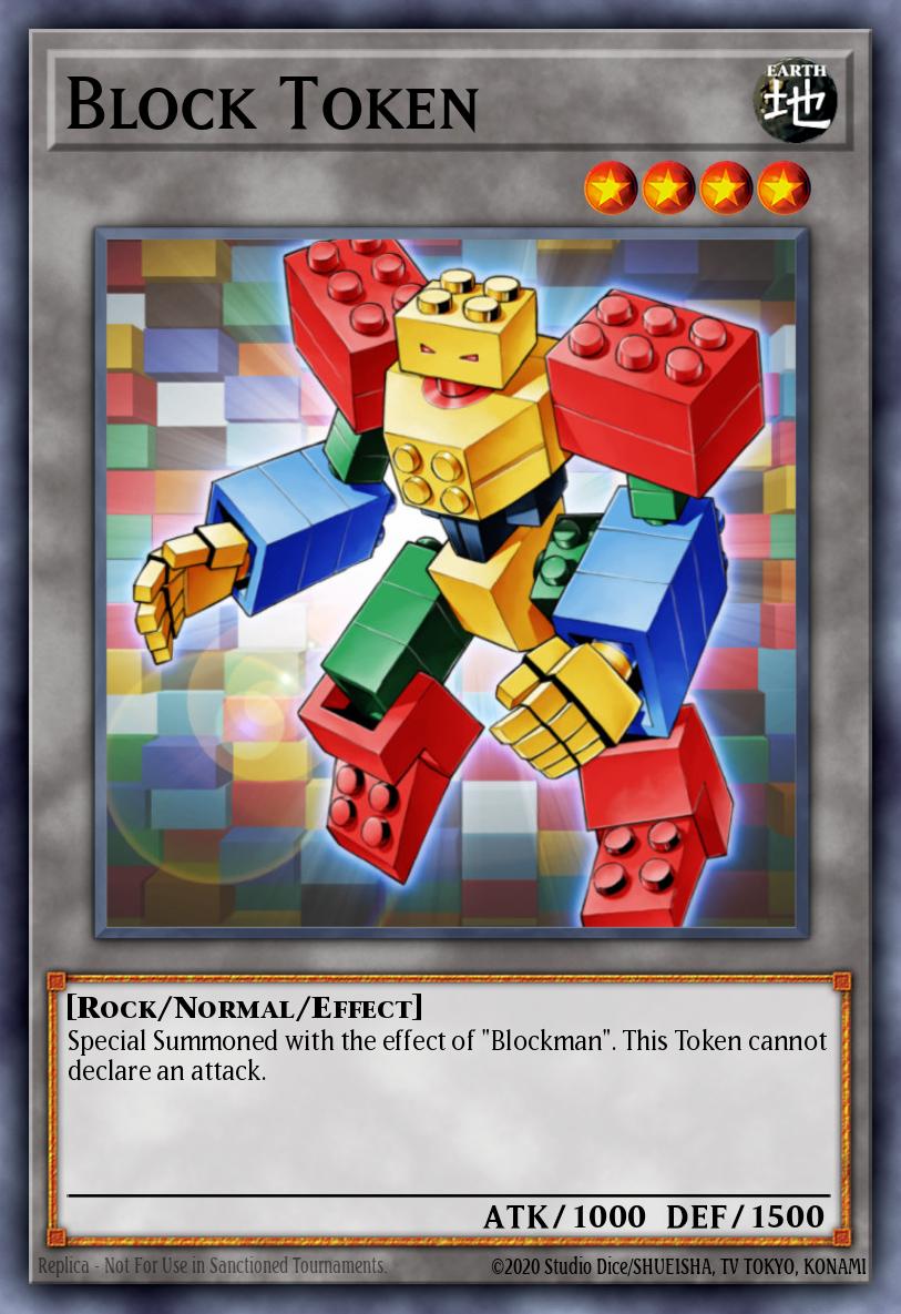 Block Token Yu-Gi-Oh card