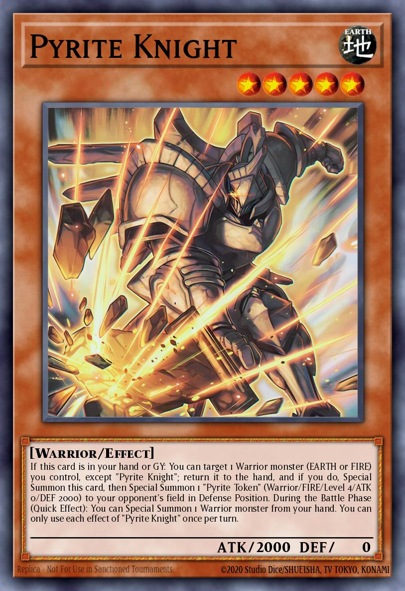 Pyrite Knight Yu-Gi-Oh card