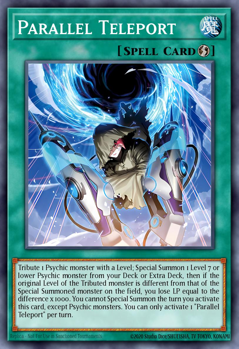 Parallel Teleport Yu-Gi-Oh card