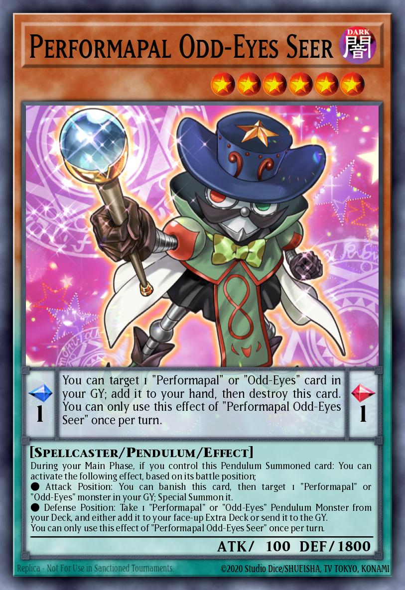 Performapal Odd-Eyes Seer Yu-Gi-Oh card