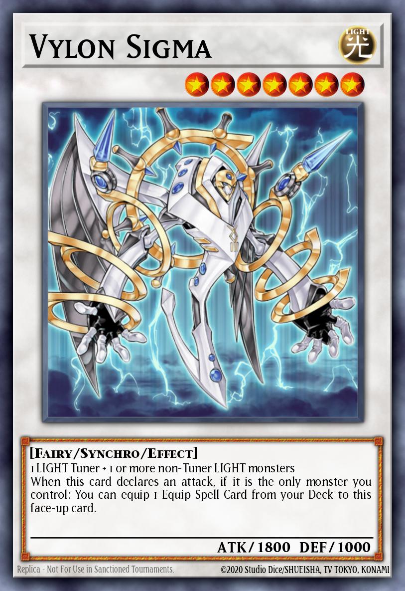 Vylon Sigma Yu-Gi-Oh card