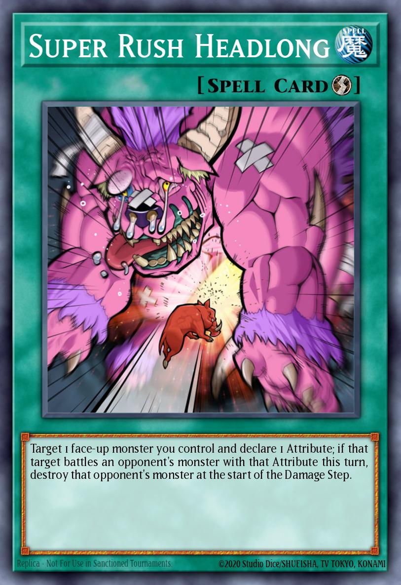 Super Rush Headlong Yu-Gi-Oh card