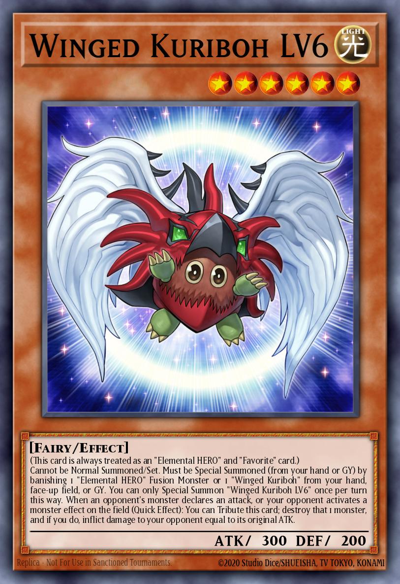 Winged Kuriboh LV6 Yu-Gi-Oh card