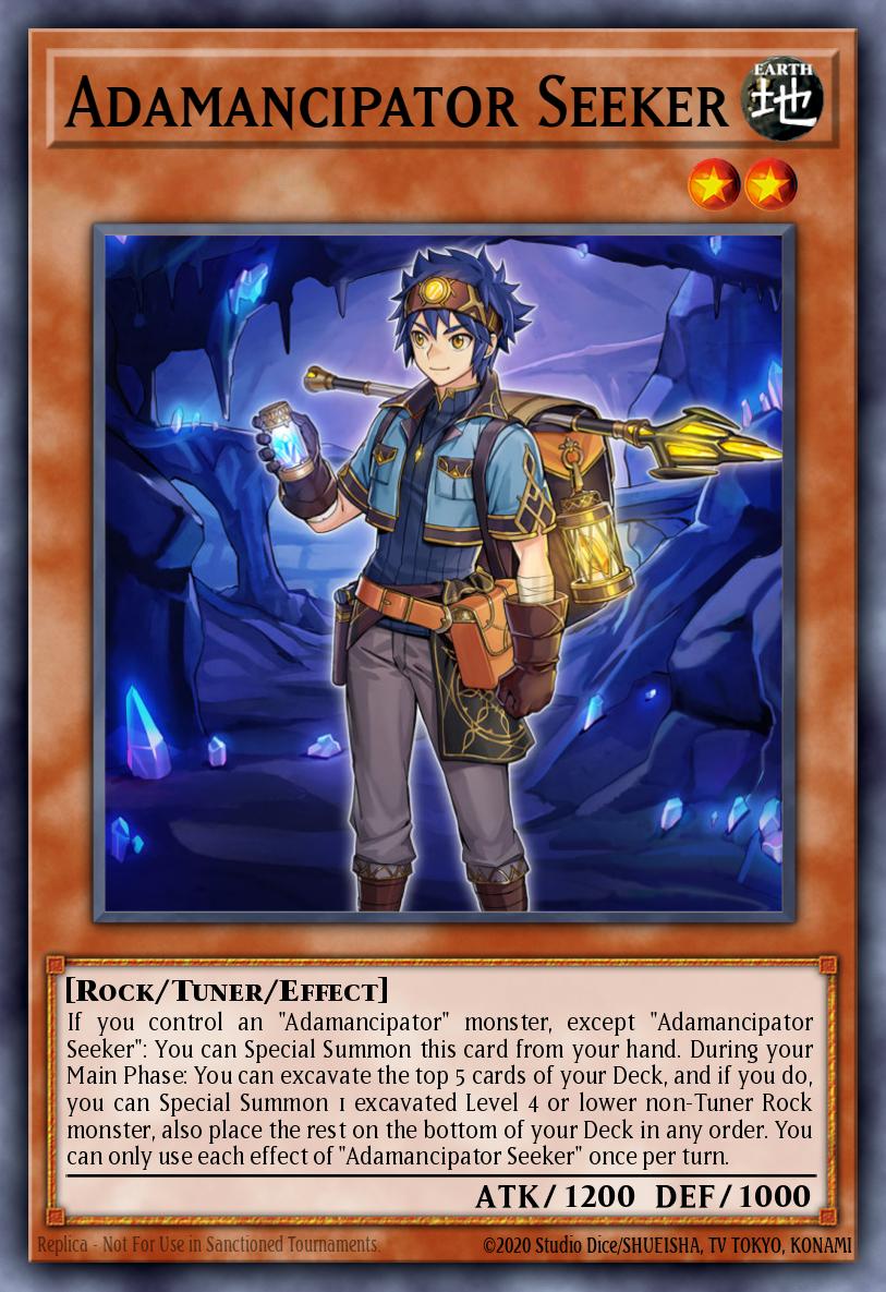 Adamancipator Seeker Yu-Gi-Oh card