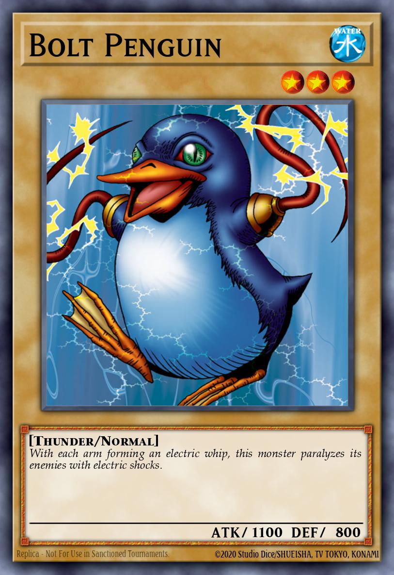 Bolt Penguin Yu-Gi-Oh card