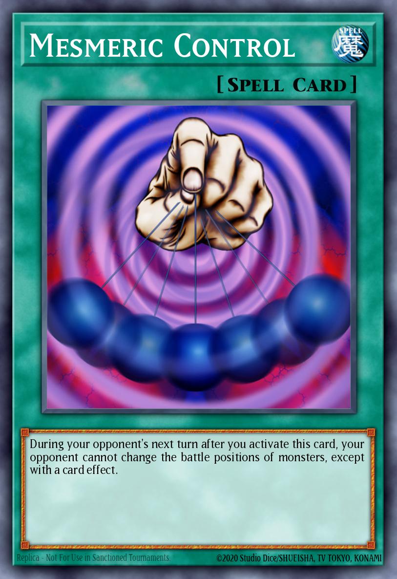 Mesmeric Control Yu-Gi-Oh card