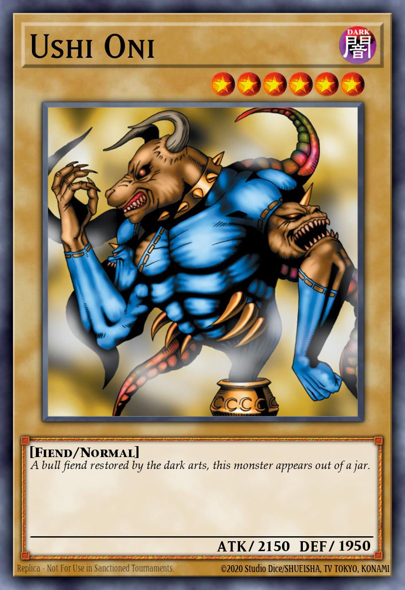 Ushi Oni Yu-Gi-Oh card