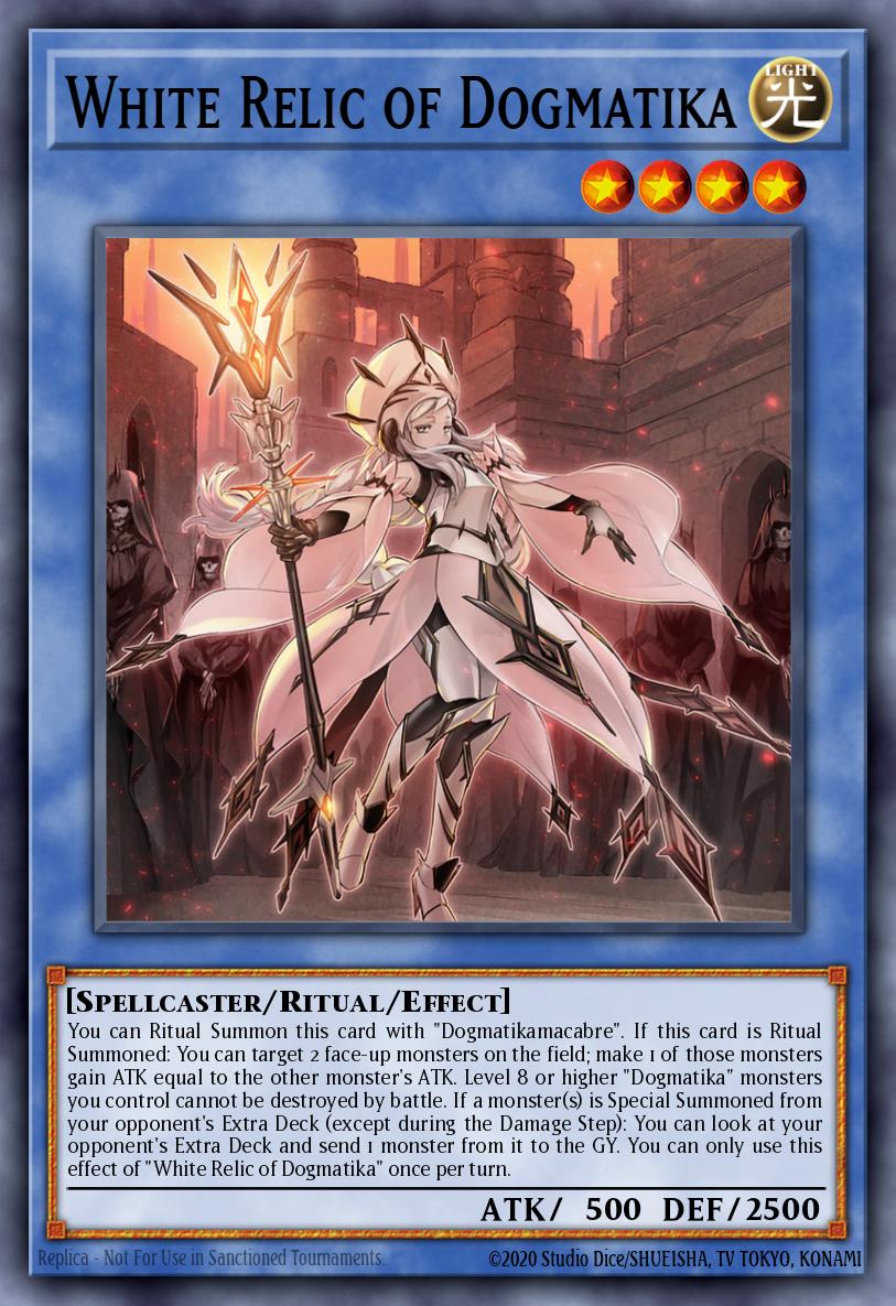 White Relic of Dogmatika Yu-Gi-Oh card