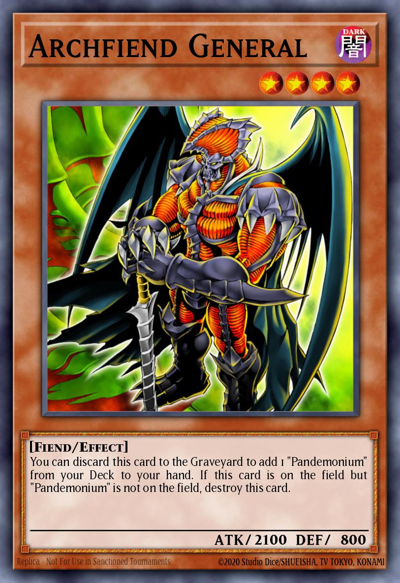 Archfiend General Yu-Gi-Oh card