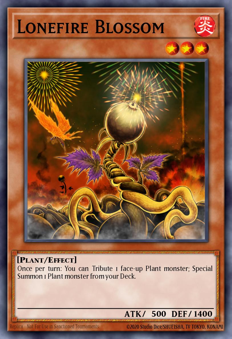 Lonefire Blossom Yu-Gi-Oh card