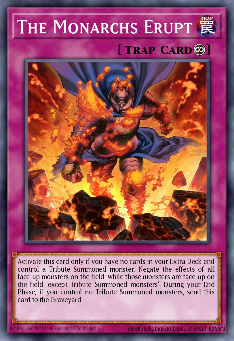 The Monarchs Erupt Yu-Gi-Oh card