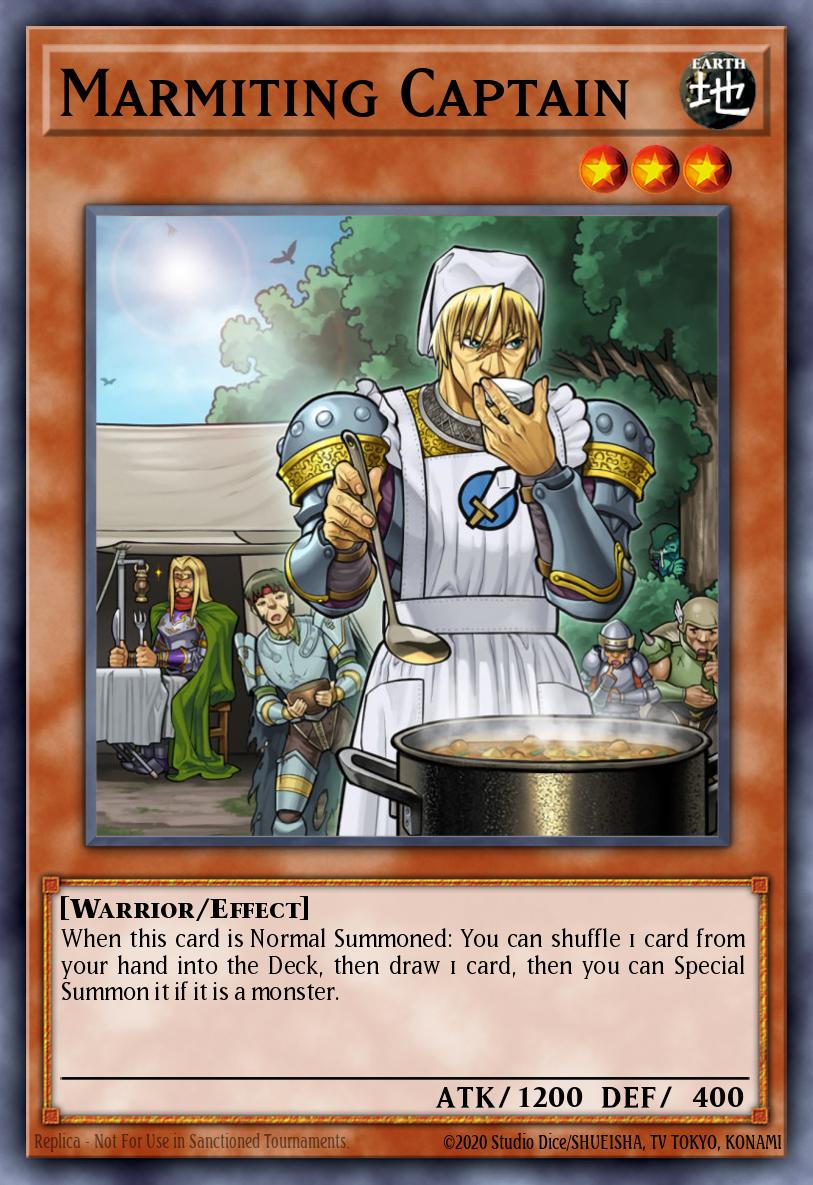 Marmiting Captain Yu-Gi-Oh card