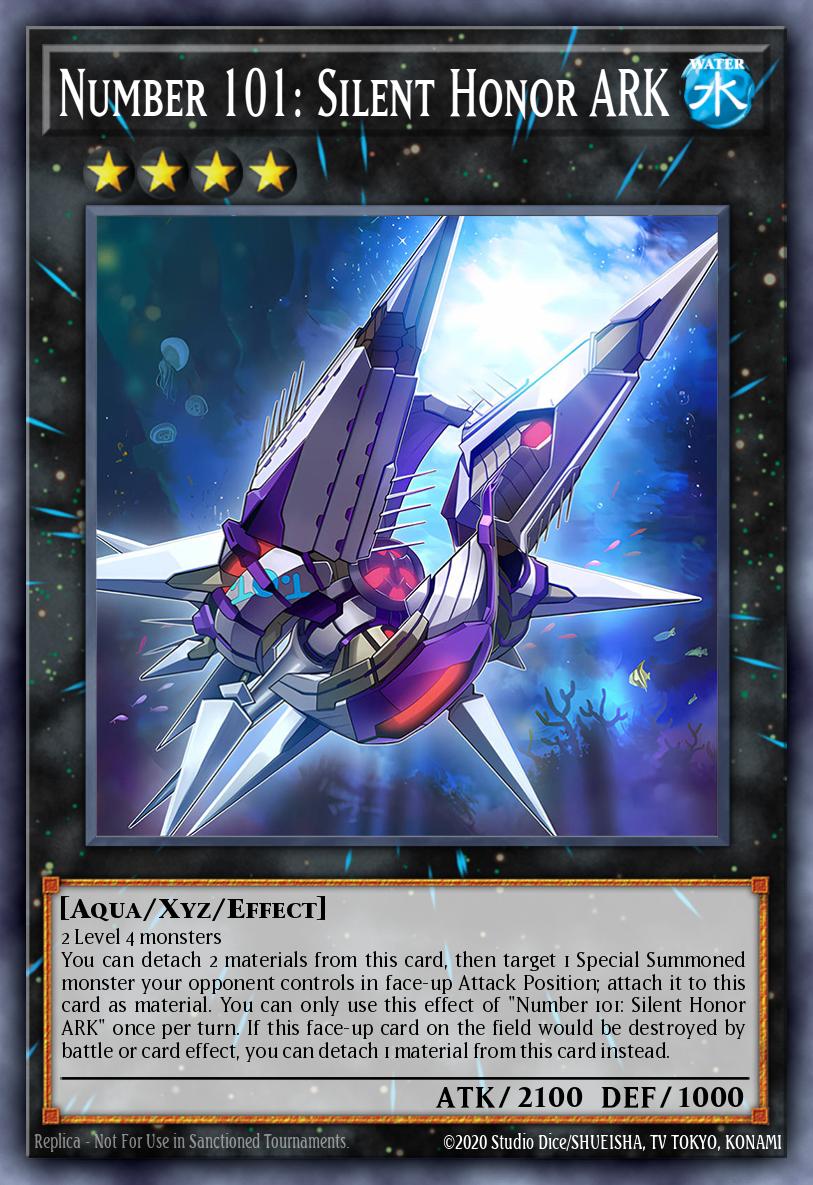 Number 101: Silent Honor ARK Yu-Gi-Oh card