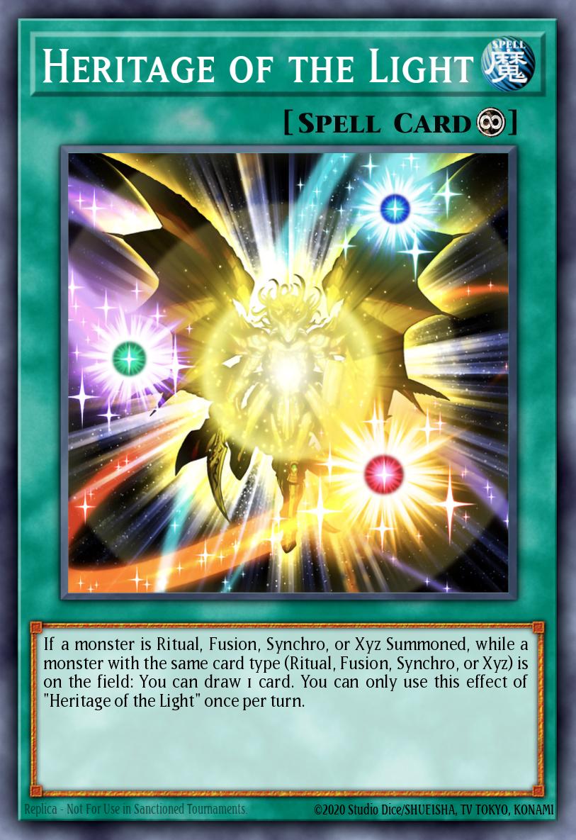Heritage of the Light Yu-Gi-Oh card