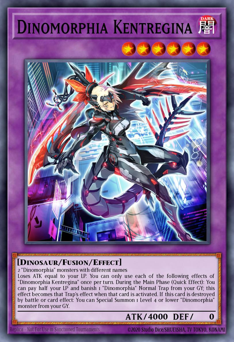 Dinomorphia Kentregina Yu-Gi-Oh card