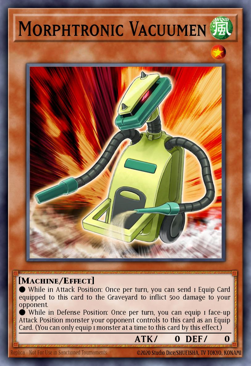 Morphtronic Vacuumen Yu-Gi-Oh card