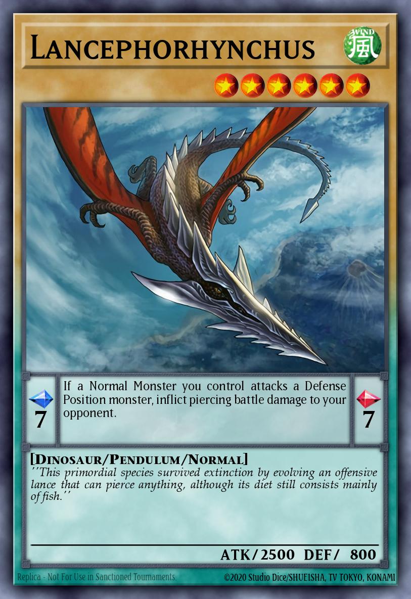 Lancephorhynchus Yu-Gi-Oh card