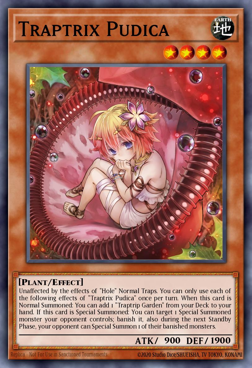 Traptrix Pudica Yu-Gi-Oh card
