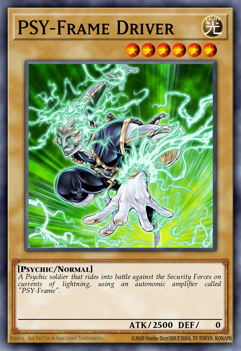 PSY-Frame Driver Yu-Gi-Oh card