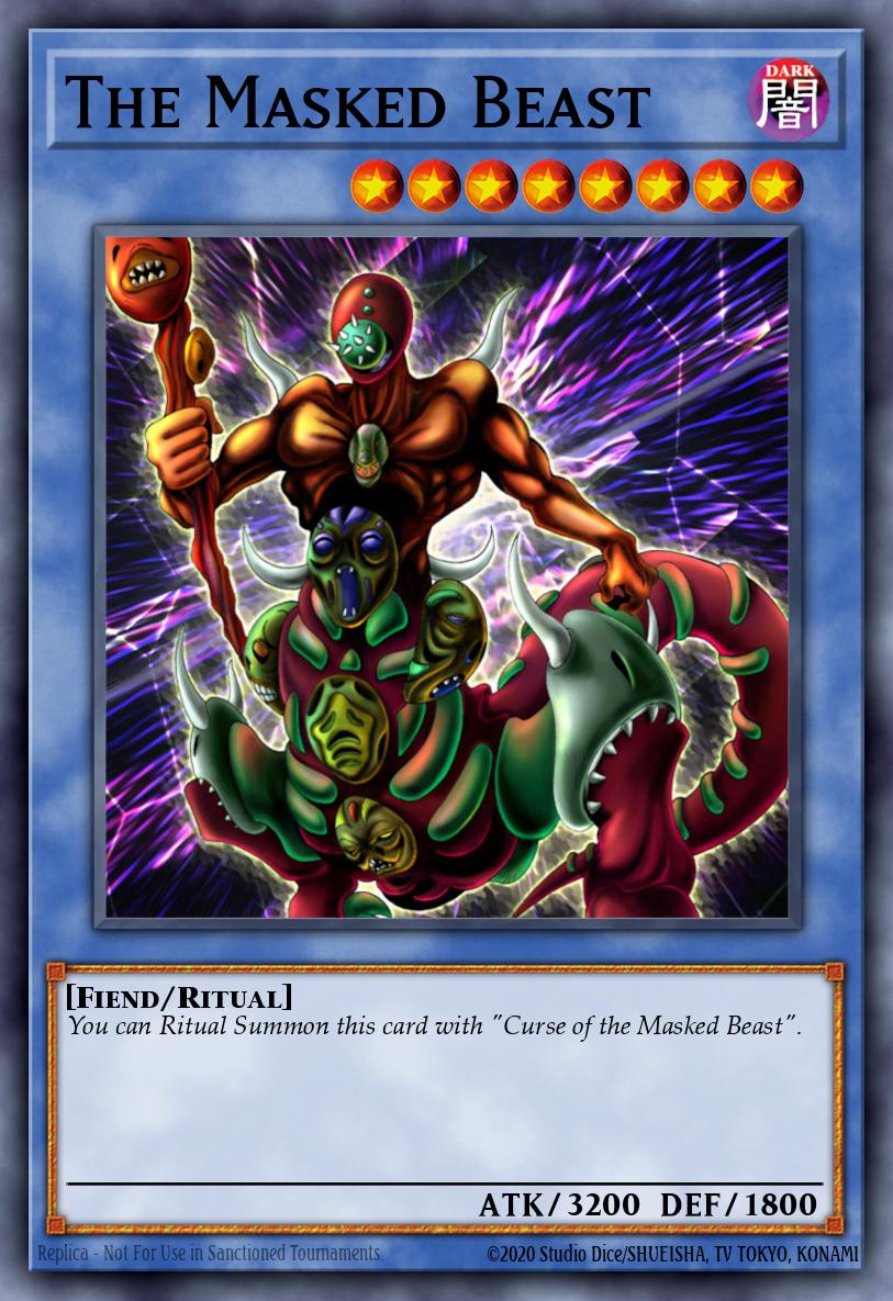 The Masked Beast Yu-Gi-Oh card