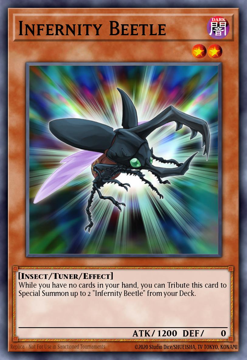 Infernity Beetle Yu-Gi-Oh card