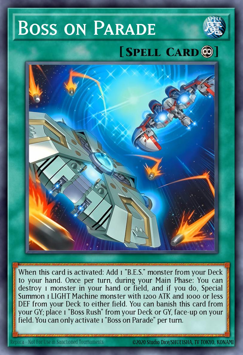 Boss on Parade Yu-Gi-Oh card