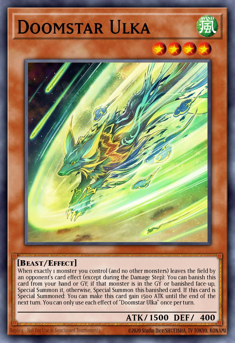 Doomstar Ulka Yu-Gi-Oh card