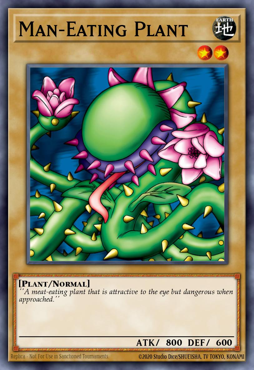 Man-Eating Plant Yu-Gi-Oh card
