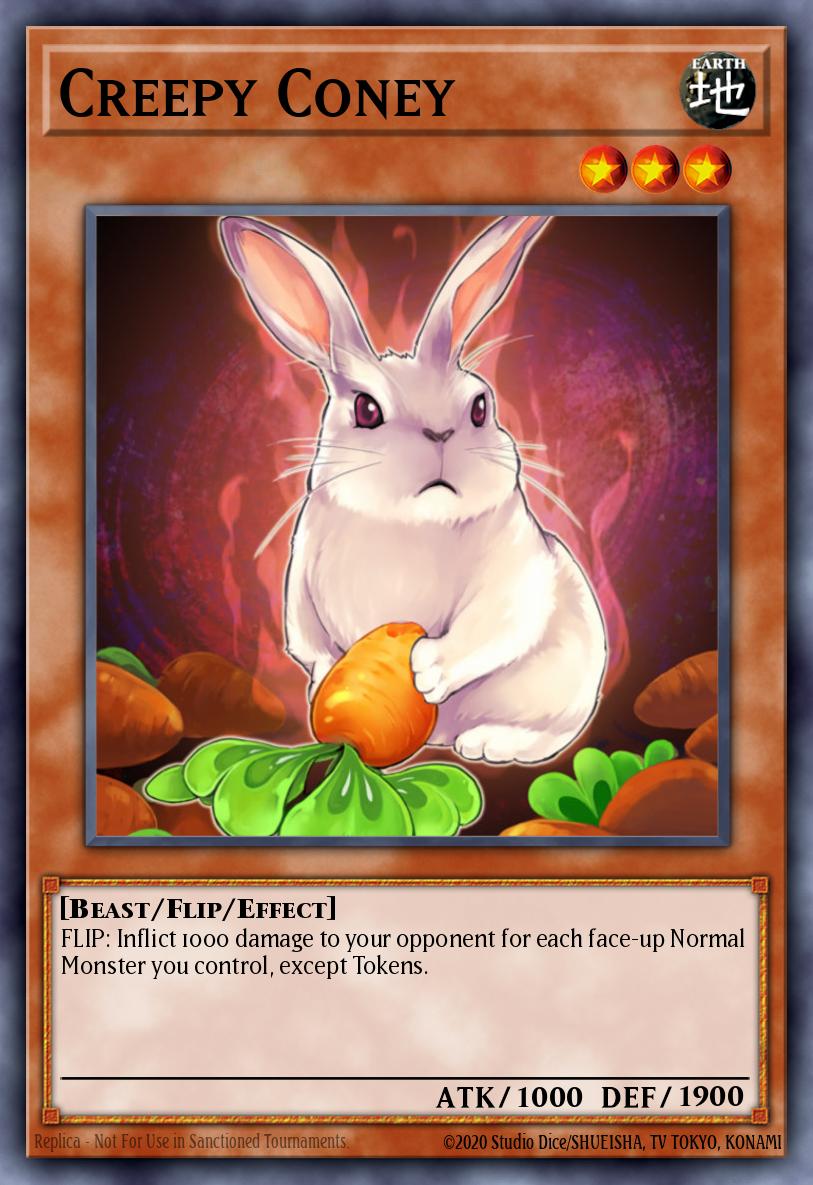 Creepy Coney Yu-Gi-Oh card