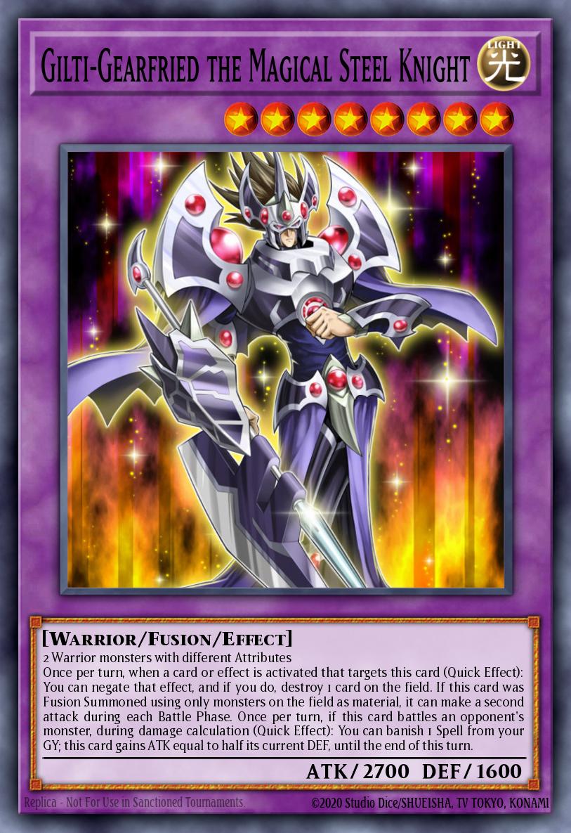 Gilti-Gearfried the Magical Steel Knight Yu-Gi-Oh card