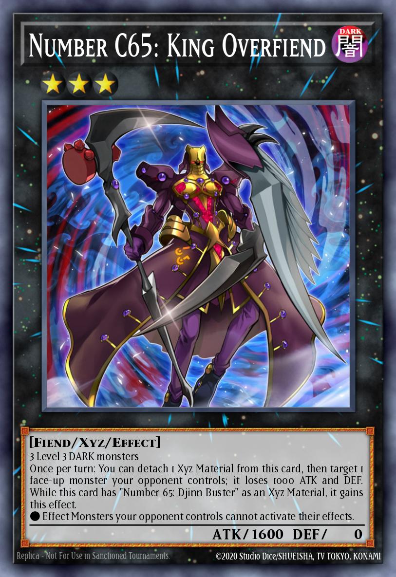 Number C65: King Overfiend Yu-Gi-Oh card