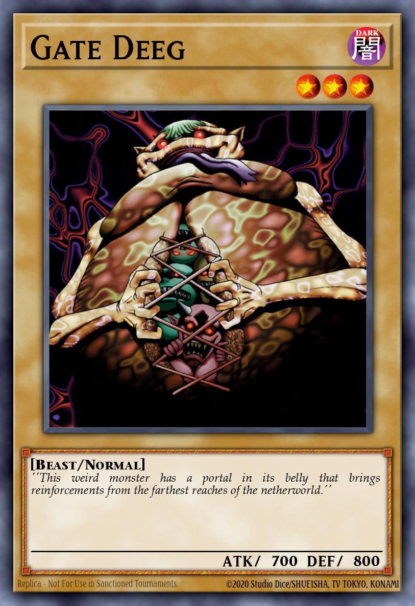 Gate Deeg Yu-Gi-Oh card