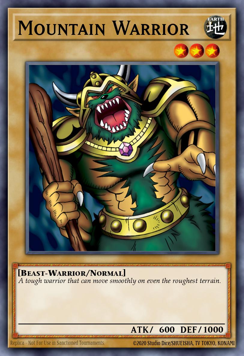 Mountain Warrior Yu-Gi-Oh card