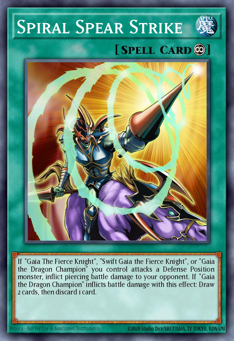 Spiral Spear Strike Yu-Gi-Oh card