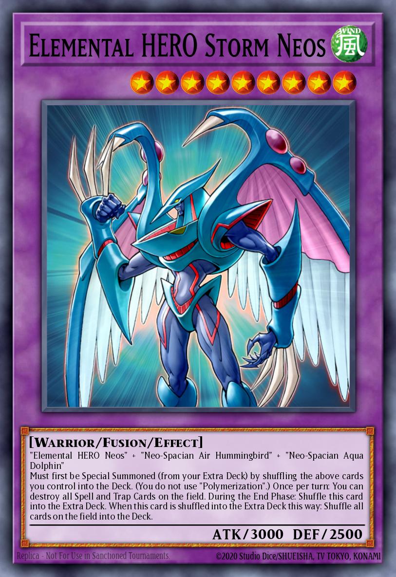 Elemental HERO Storm Neos Yu-Gi-Oh card