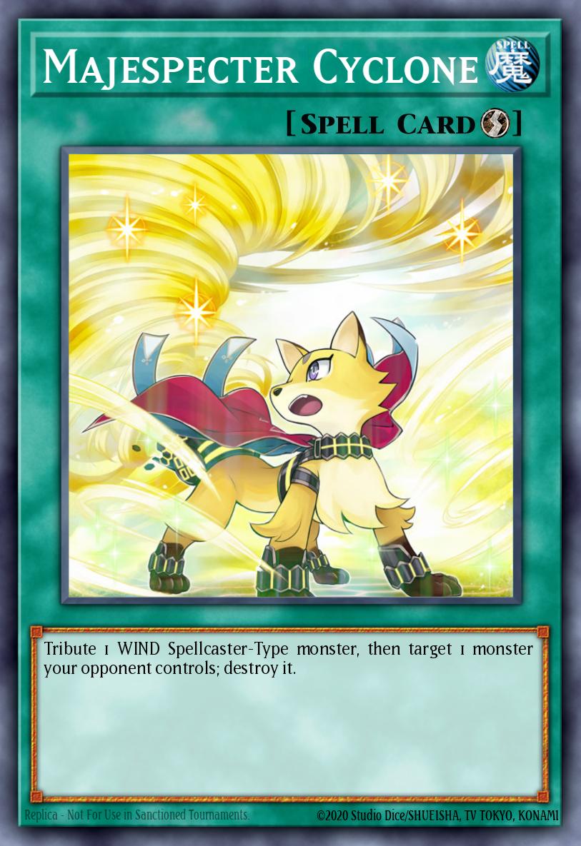 Majespecter Cyclone Yu-Gi-Oh card