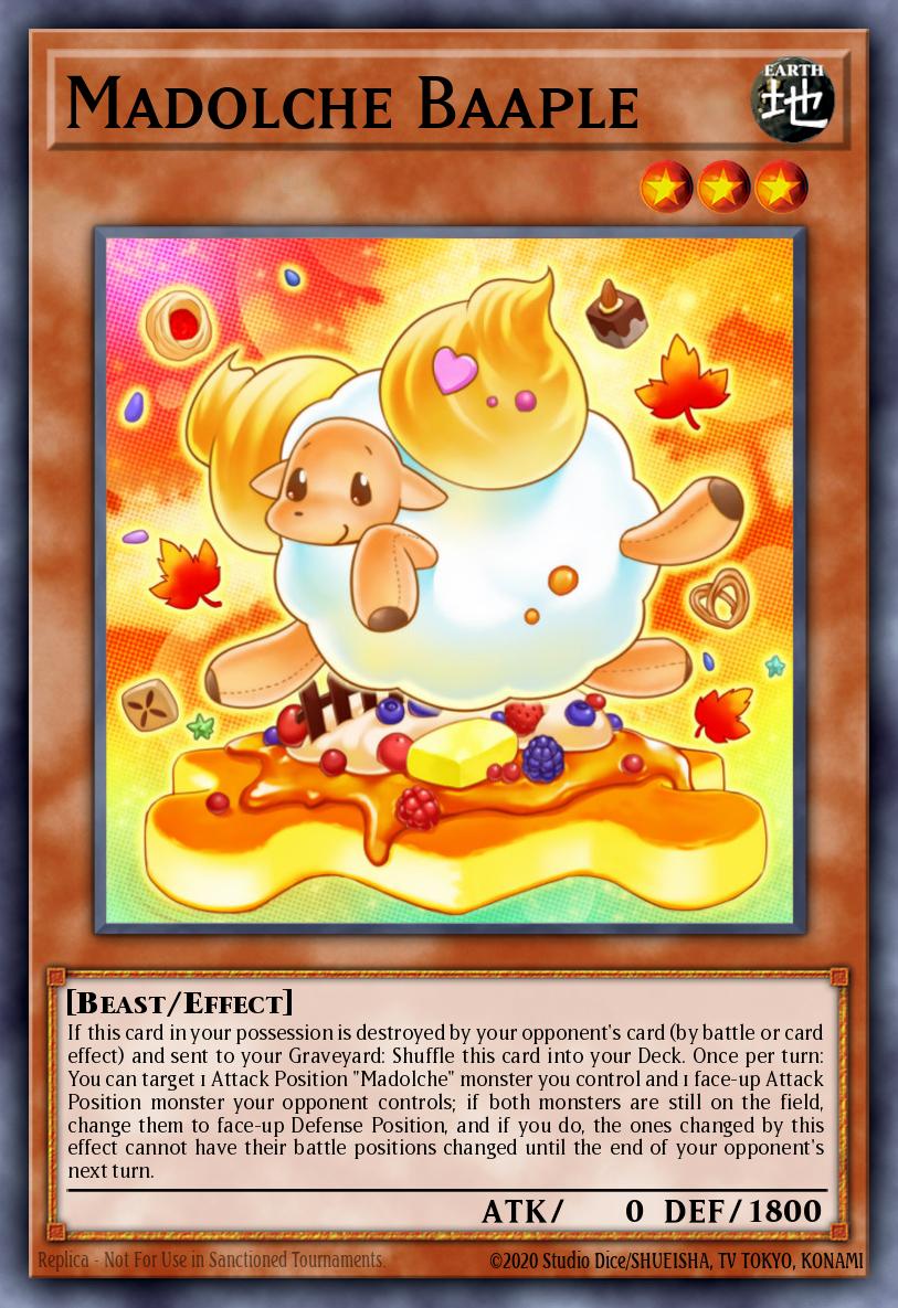 Madolche Baaple Yu-Gi-Oh card