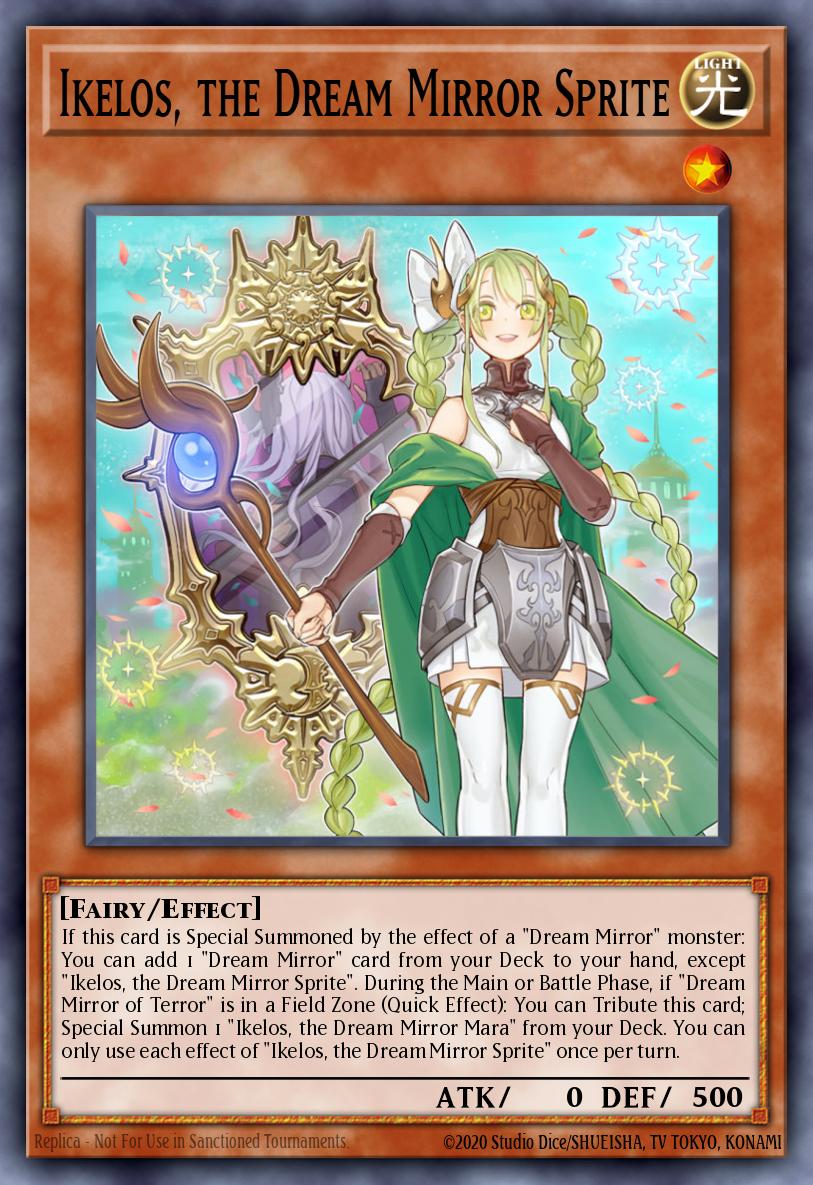 Ikelos, the Dream Mirror Sprite Yu-Gi-Oh card