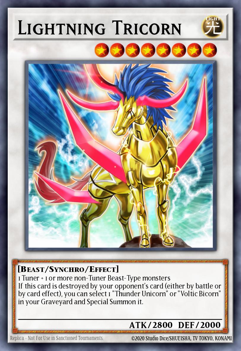 Lightning Tricorn Yu-Gi-Oh card