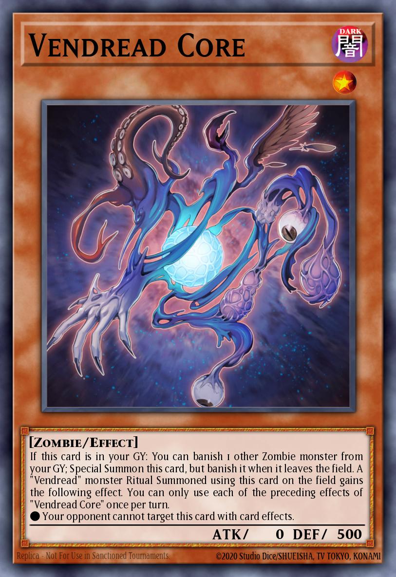 Vendread Core Yu-Gi-Oh card