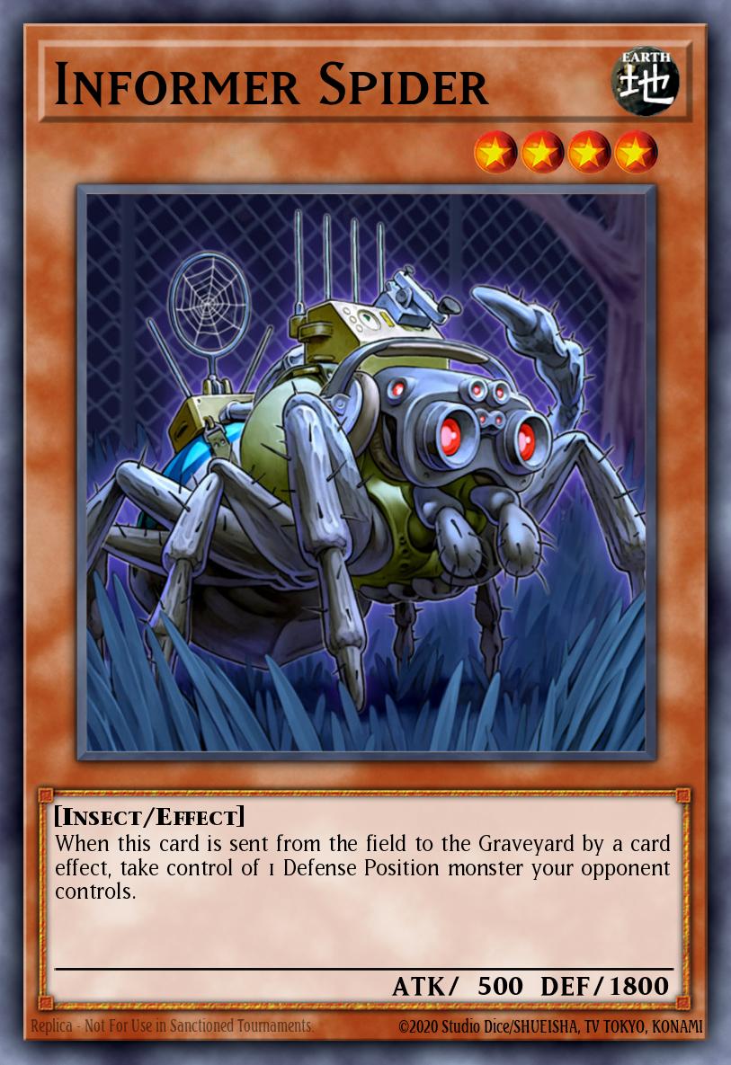 Informer Spider Yu-Gi-Oh card