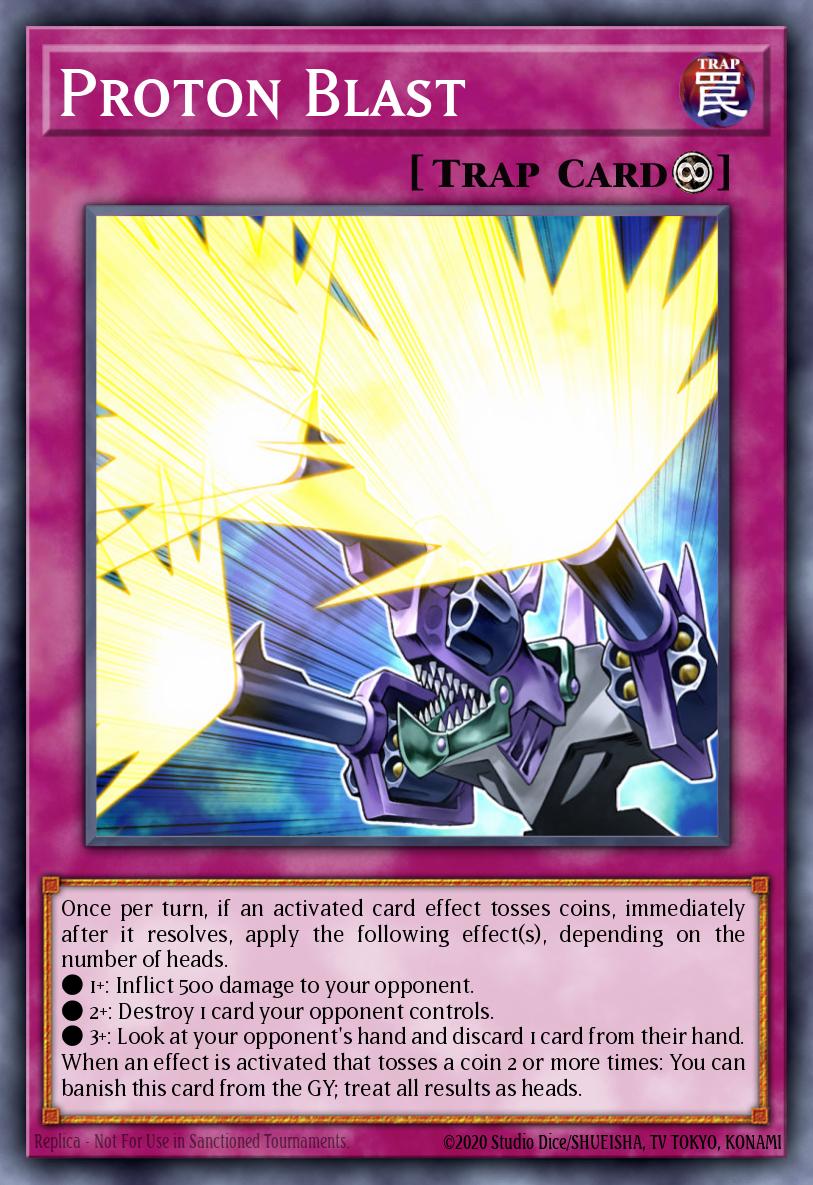 Proton Blast Yu-Gi-Oh card