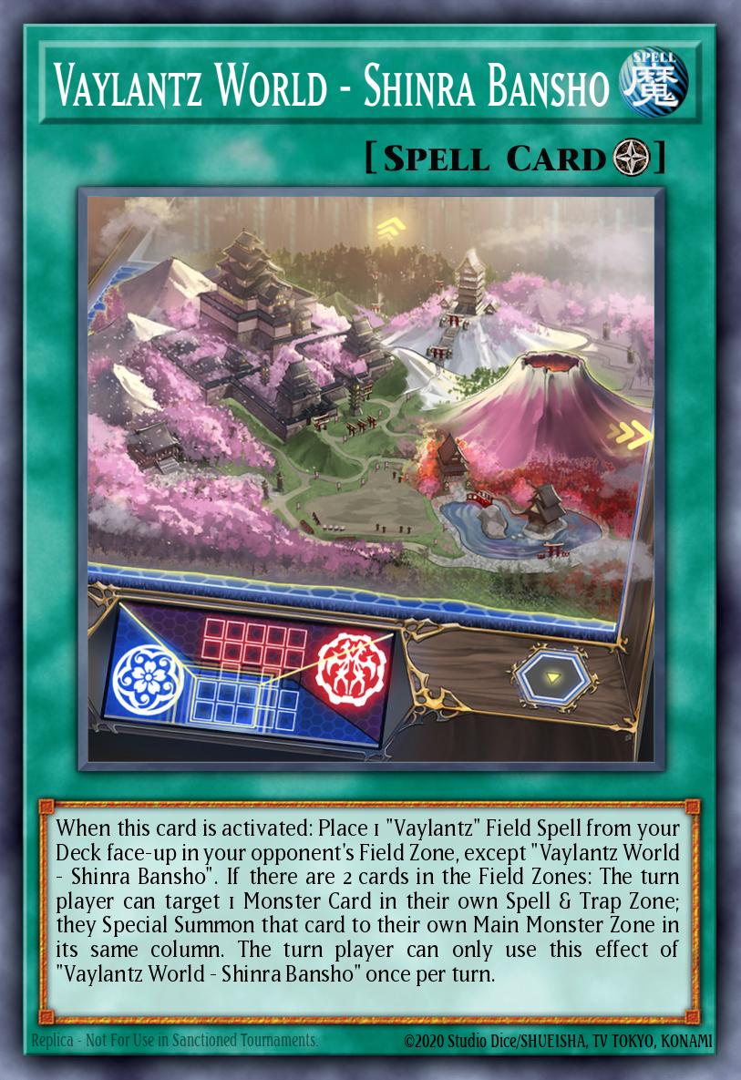 Vaylantz World - Shinra Bansho Yu-Gi-Oh card