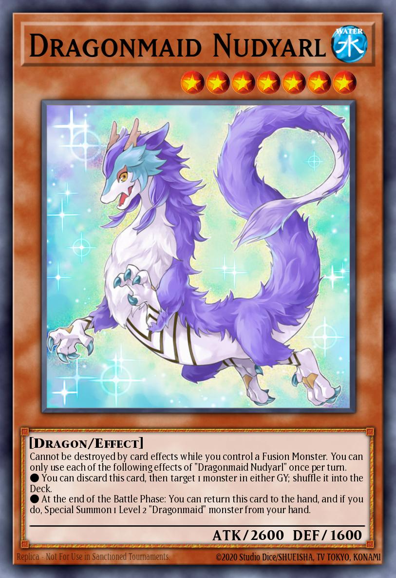 Dragonmaid Nudyarl Yu-Gi-Oh card