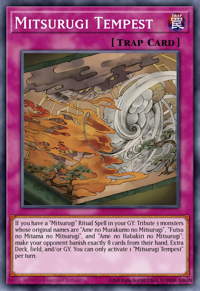 Mitsurugi Tempest Yu-Gi-Oh card
