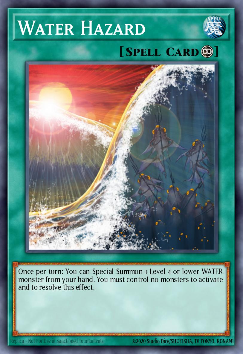 Water Hazard Yu-Gi-Oh card