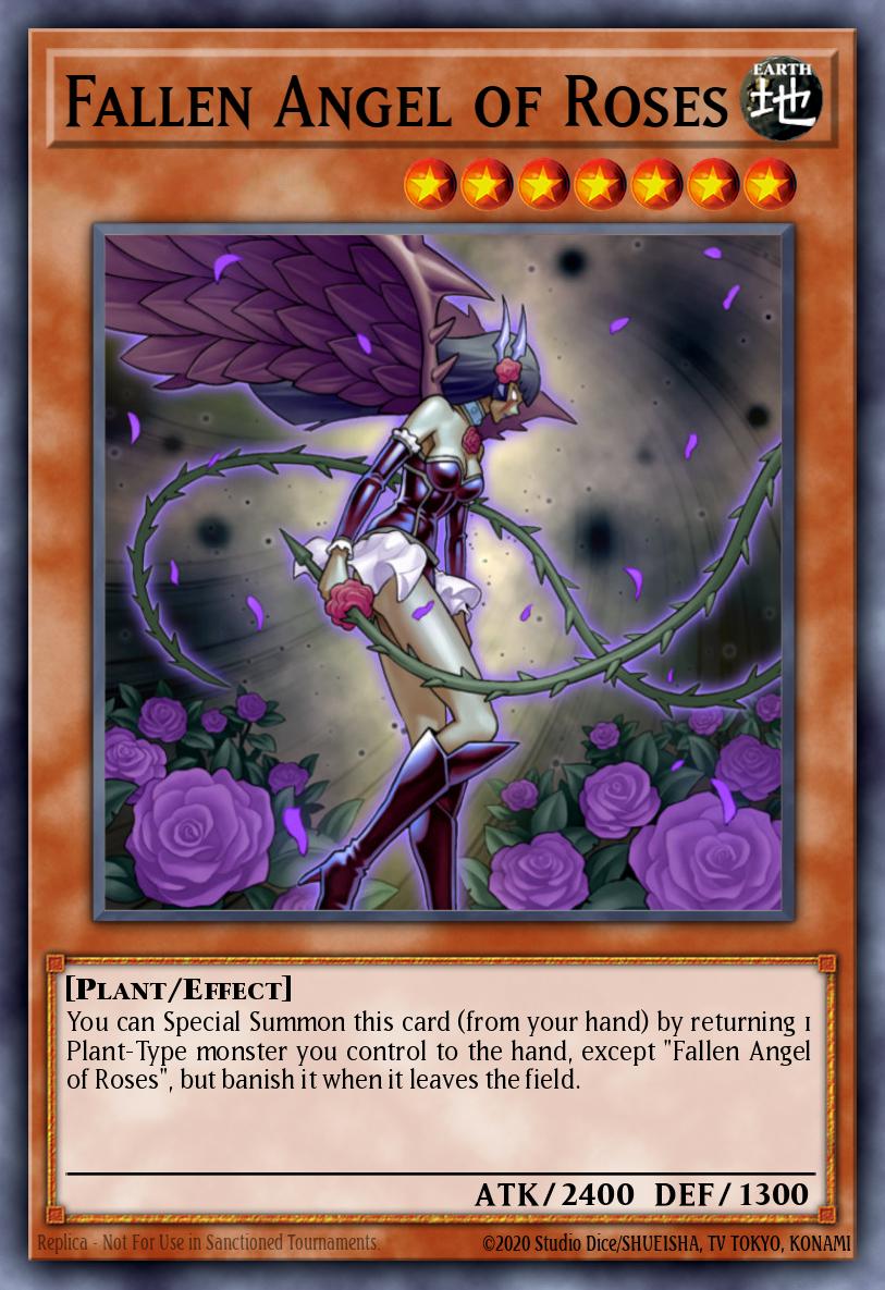 Fallen Angel of Roses Yu-Gi-Oh card