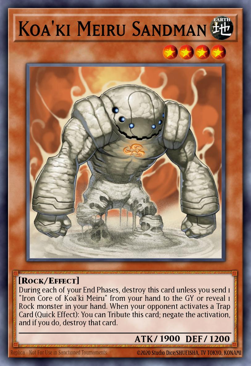 Koa'ki Meiru Sandman Yu-Gi-Oh card